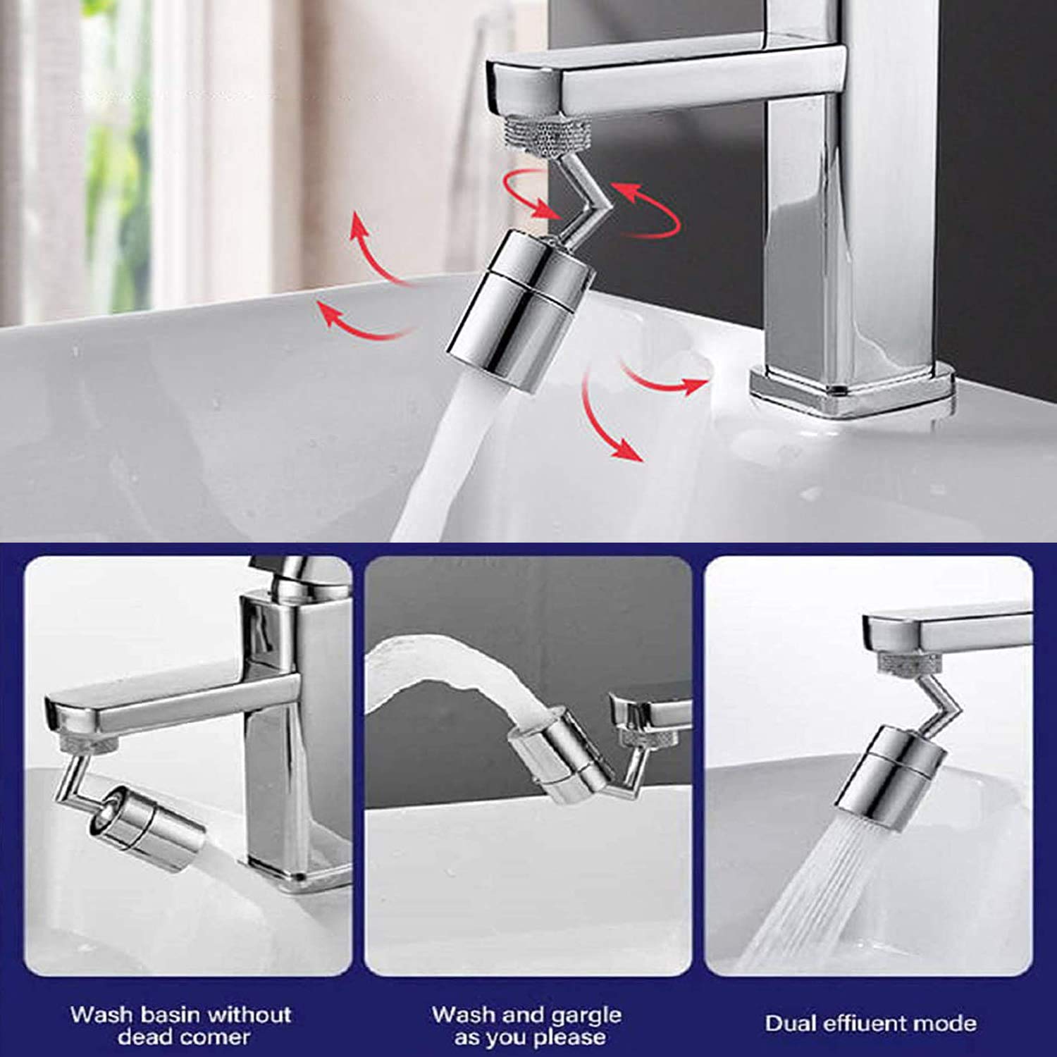 1080° Rotating Universal Faucet –