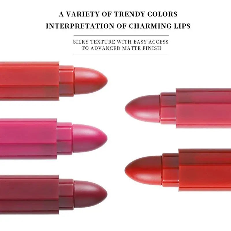 5 IN 1 LIPSTICK  Trending Shades (Buy 1 Get 1 Free)